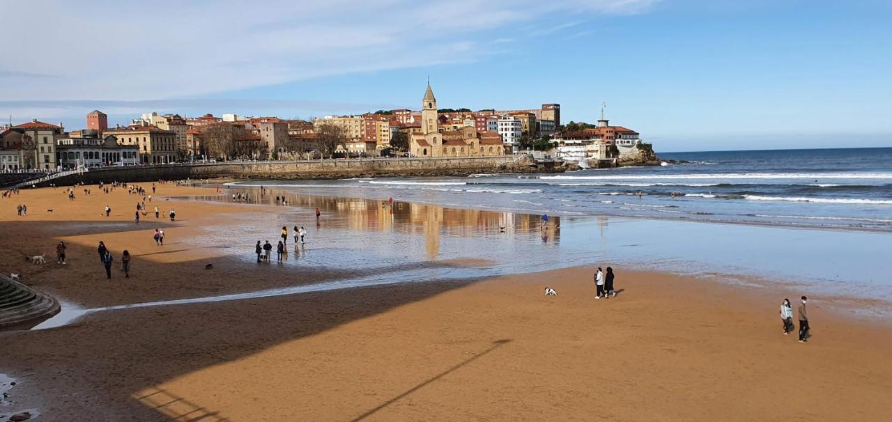 Casa Lantoxana Gijón Exterior foto